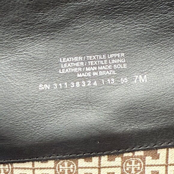 Tory Burch Black Leather & Blue Quilted Roslie Tall Riding Boots with Gold Logo - Picture 4 of 17